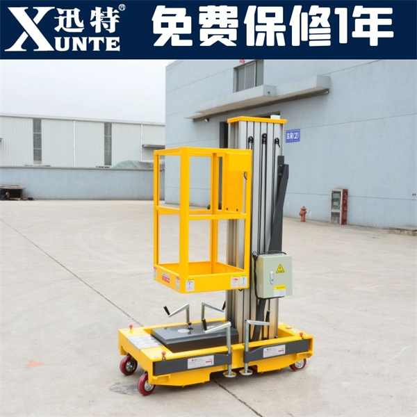 12米鋁合金桅桿式升降機