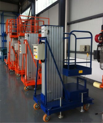 單柱鋁合金升降機應用