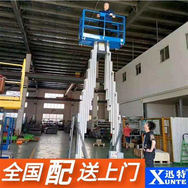  雙柱十四米鋁合金升降機